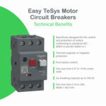 Schneider GZ1E06 | Motor circuit breaker,Easy TeSys Power,GZ1E,AC-3,3P,1..1.6A,thermal magnetic trip - Image 3