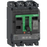 Schneider C10N32D100 | Circuit breaker ComPacT NSX100N, 50kA at 415VAC, MicroLogic 2.2 trip unit 100A, 3 poles 3d