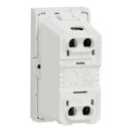 schneider NU302118 | Socket-outlet, New Unica, 2P, 16A, Euroamerican, with shutter, white - Image 3