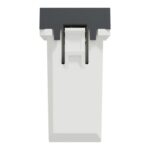 Schneider NU342854 | New Unica - USB charger 1 A - 1 module - type A - anthracite - Image 2