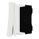 Schneider M3TB31_10A_2 | Switch, Miluz E, 2 way, 10AX, 250V, 1 Module, White - Image 2