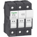 Schneider DF103 | Fuse carrier TeSys DF, 3P 32A, fuse size 10x38 mm