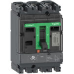 Schneider C10N3TM050 | Circuit breaker ComPacT NSX100N, 50kA at 415VAC, TMD trip unit 50A, 3 poles 3d