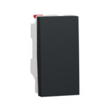 Schneider NU310154 | Switch, New Unica, 1-pole 1-way, 10AX, 1 module, IP4X, anthracite