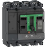 Schneider C10F6TM032 | Circuit breaker, ComPacT NSX100F, 36kA/415VAC, 4 poles 3D (neutral not protected), TMD trip unit 32A