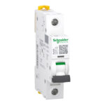 Schneider A9F77106 | Miniature circuit-breaker, Acti9 iC60N, 1P, 6 A, C curve, 6000 A (IEC 60898-1), 10 kA (IEC 60947-2)
