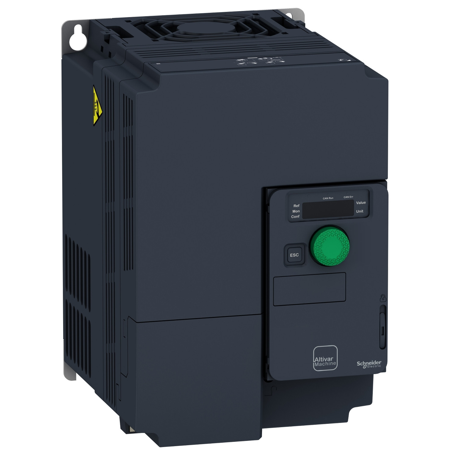 ATV320U55M3C.jpg Schneider ATV320U55M3C | Variable speed drive, Altivar Machine ATV320, 5.5 kW, 200...240 V, 3 phases, compact - Image 1