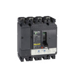 Schneider LV430320 | circuit breaker ComPact NSX160B, 25 kA at 415 VAC, TMD trip unit 160 A, 4 poles 3d