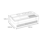 Schneider BVS500I-GR | SE Easy UPS, 500VA, Floor/Wall Mount, 230V, 4x CEE 7/3 Schuko outlets, AVR - Image 2