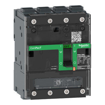 C12H4TM160L-image_web-2-1.jpg Schneider C12F6TM125L | Circuit breaker ComPacT NSXm F (36kA at 415VAC), 4 Poles 3d, 125A rating TMD trip unit, EverLink connectors - Image 1