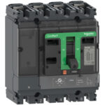 Schneider C16H6TM160 | Circuit breaker, ComPacT NSX160H, 70kA/415VAC, 4 poles 3D (neutral not protected), TMD trip unit 160A