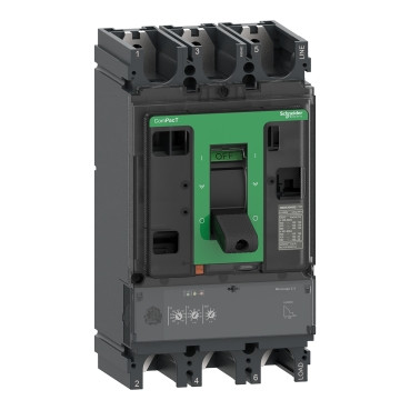 C63W32D630-image_web-2.jpg Schneider C40F32D400 | Circuit breaker ComPacT NSX400F, 36kA at 415VAC, MicroLogic 2.3 trip unit 400A, 3 poles 3d - Image 1