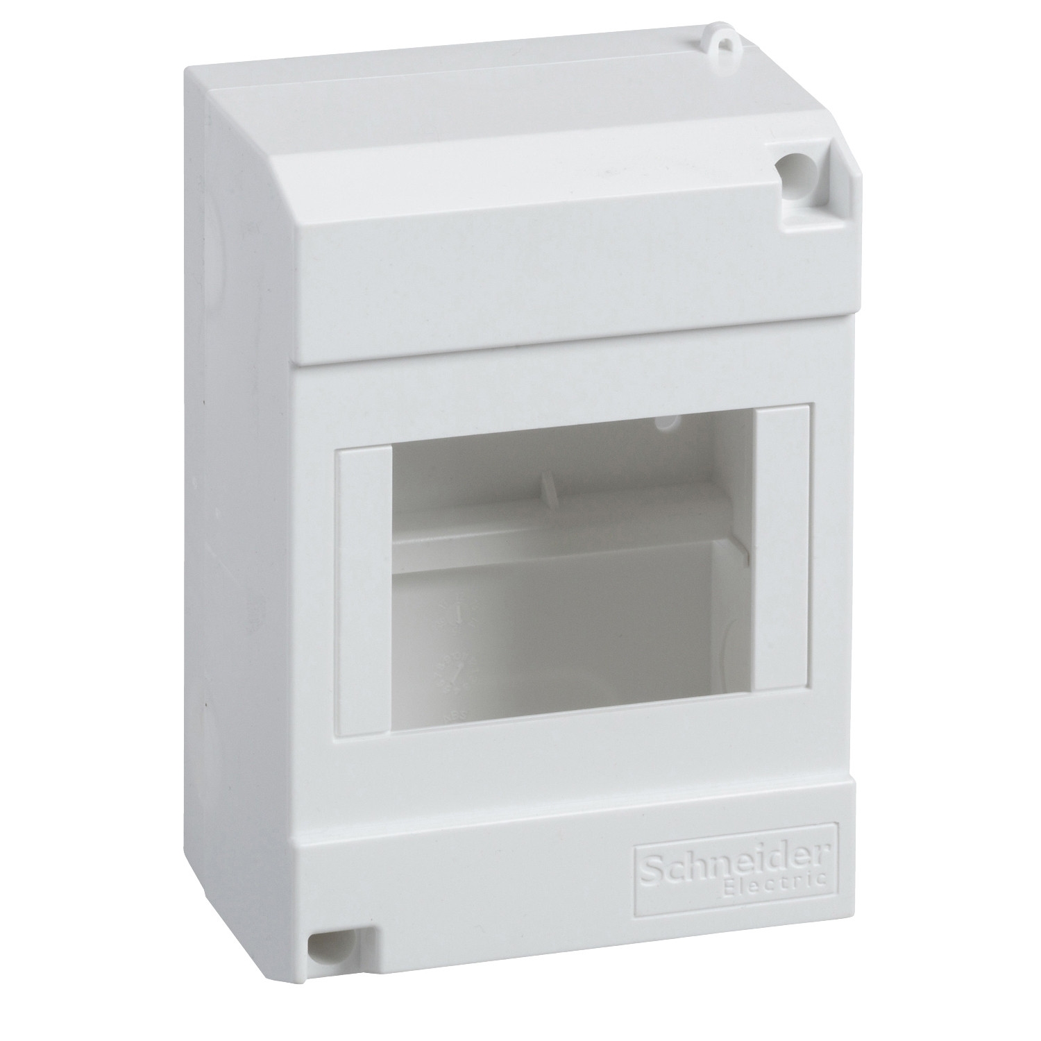CHILDERIC_GM1_EN20_17_03_2016_000086_1500.jpg Schneider 10206 | Micro Pragma surface enclosure - IP30 - 1x4modules - reversible transparent door - Image 1