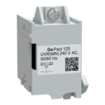 Schneider G12UVR230AC | MN undervoltage release, GoPact MCCB 125, 240VAC 50/60Hz