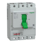 Schneider G80H3E800 | Circuit breaker, GoPact MCCB 800, 3 poles, 70kA at 415VAC, 800A rating, ETU trip unit, adjustable thermal protection