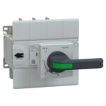 Schneider GM20D4N1604BEE | Manual transfer switch, GoPact MTS 200, 4 poles, 160A, 415VAC 50/60Hz, extended rotary handle, open transition
