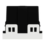 Schneider M3TB426_IS | International Socket outlet, Miluz E, 16A, 250V, 2 Module, White - Image 3