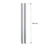 Schneider NSYSFNV20 | Vertical uprights, PanelSeT SFN, for electrical enclosure H2000mm, set of 4 - Image 2