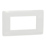 Schneider NU210418 | Cover frame, New Unica, 1 gang, 4 modules, white