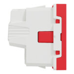 Schneider NU303703 | Socket-outlet, New Unica, 2P+E, 16A, Schuko, with shutter, antibacterial, red - Image 6