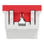 Schneider NU303703 | Socket-outlet, New Unica, 2P+E, 16A, Schuko, with shutter, antibacterial, red - Image 4