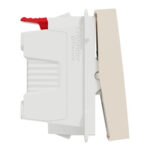 Schneider NU310144 | Switch, New Unica, 1-pole 1-way, 10AX, 1 module, beige - Image 3