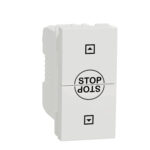 Schneider NU310818SC New Unica | Roller blind pushbutton switch, New Unica, 10 AX, 250 V, AC, 1 module, white - Image 2