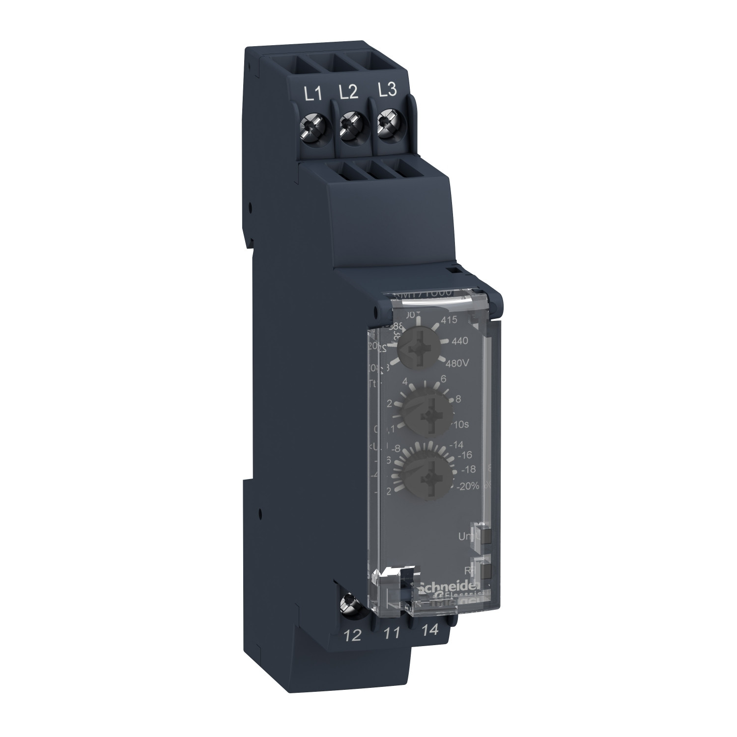 RM17TU00-7.jpg Schneider RM17TU00 Relay | Multifunction control relay RM17-TU - range 183..528 V AC - Image 1