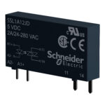 Schneider SSL1A12JD |  Solid state relay, 2 A, zero voltage switching, input 3…12 V DC, output 24...280 V AC