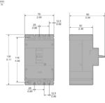 Schneider G20B3A160 | Circuit breaker, GoPact MCCB 200, 3 poles, 25kA at 415VAC, 160A rating, TMD trip unit, adjustable thermal protection - Image 2