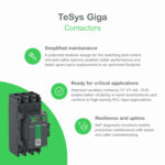 Schneider LC1G400KUEN Contactor | Contactor, high power, TeSys Giga, standard version, 3 pole/NO, AC-3 <=440V 400A, 100-250VAC/DC coil - Image 6