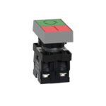 Schneider XA2EA7A3415 Harmony | Double-headed push button, Easy Harmony XA2, plastic, 22mm, 1 green flush marked I + 1 red flush marked O, 1NO + 1NC - Image 3