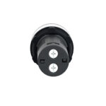 Schneider XA2EVM1LC  Harmony | Easy Harmony XA2E, Monolithic pilot light, plastic, white, Ø22, integral LED, screw clamp terminals, 220…230 V AC, anti interference - Image 4
