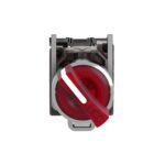 Schneider XB4BK124B5 | Illuminated selector switch, metal, red, Ø22, 2 positions, stay put, 24 V AC/DC, 1 NO + 1 NC - Image 6