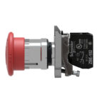 Schneider XB4BS8442 Harmony | Emergency stop switching off, metal, red mushroom Ø40, Ø22, trigger latching turn to release, 1 NC - Image 4