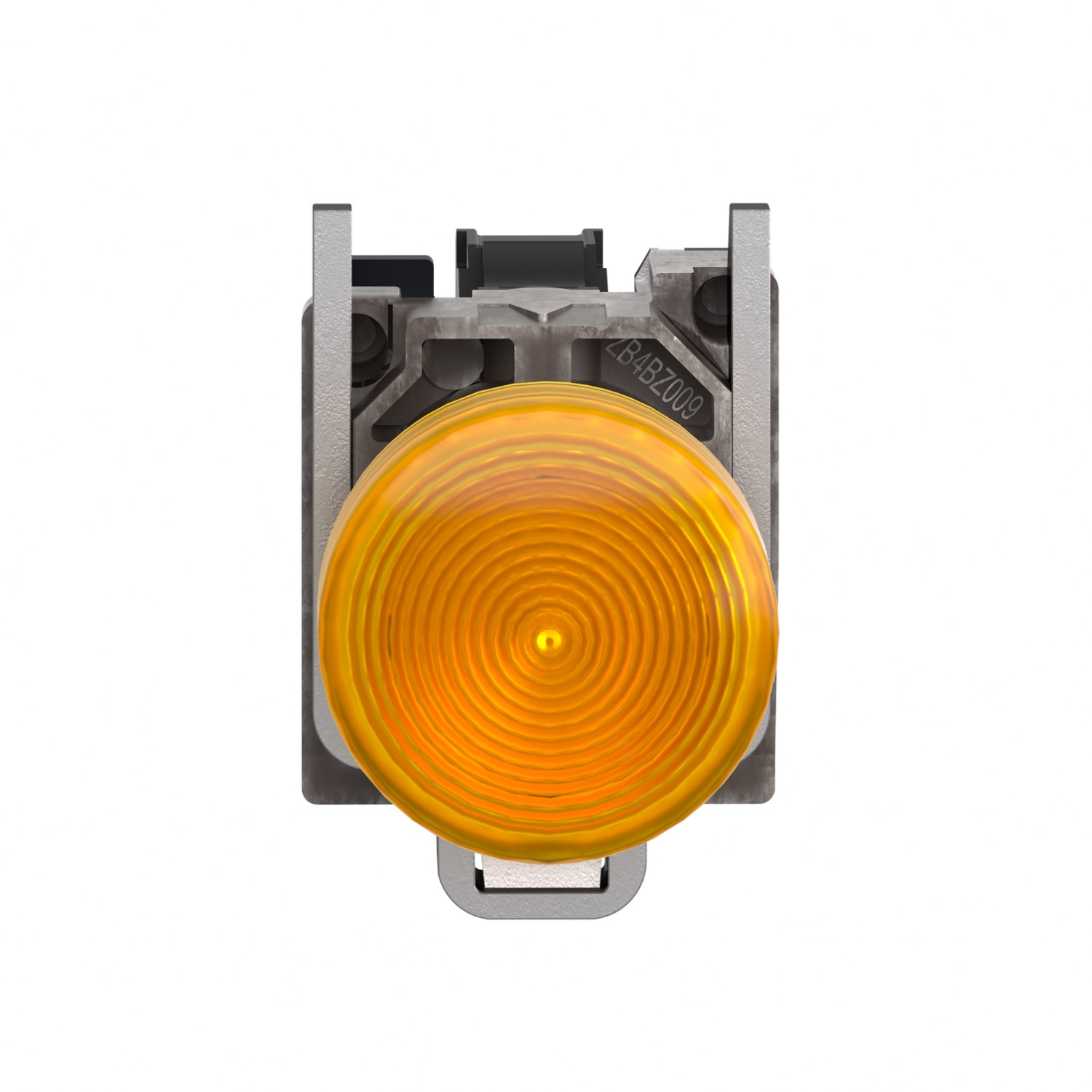 XB4BV65-1.jpg SchneiderXB4BV65 Harmony | Pilot light, metal, orange, Ø22, plain lens with BA9s bulb, <= 250 V - Image 1
