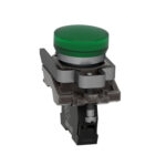 Schneider XB4BVG3 | Pilot light, metal, green, Ø22, plain lens with integral LED, 110…120 VAC - Image 2