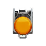 Schneider XB4BVG5 Harmony | Pilot light, metal, orange, Ø22, plain lens with integral LED, 110…120 VAC - Image 2