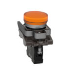 Schneider XB4BVM5 | Pilot light, metal, orange, Ø22, plain lens with integral LED, 230...240 VAC - Image 5