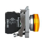 Schneider XB4BVM5 | Pilot light, metal, orange, Ø22, plain lens with integral LED, 230...240 VAC - Image 7