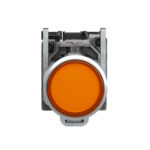 Schneider XB4BW35M5  Harmony | Illuminated push button, metal, flush, orange, Ø22, spring return, 230...240 V AC, 1 NO + 1 NC - Image 6