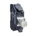 Schneider ZBVB6 |  Light block for head Ø22, blue, integral LED, 24 V AC/DC