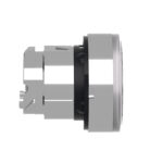 Schneider ZB4BW31 | Illuminated push button head, metal, flush, white, Ø22, spring return, plain lens for BA9s bulb - Image 2