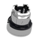 Schneider ZB4BW31 | Illuminated push button head, metal, flush, white, Ø22, spring return, plain lens for BA9s bulb - Image 3