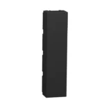 Schneider NU986454 | New Unica - 2 x blind cover - 1/2 module - anthracite