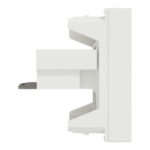 Schneider M3TB1_RJ4M | Telephone Outlet, Miluz E, 6 Pin, 4 Wire, mechanism with shutter, white - Image 2